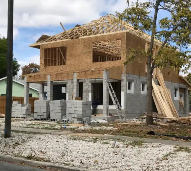 house construction before